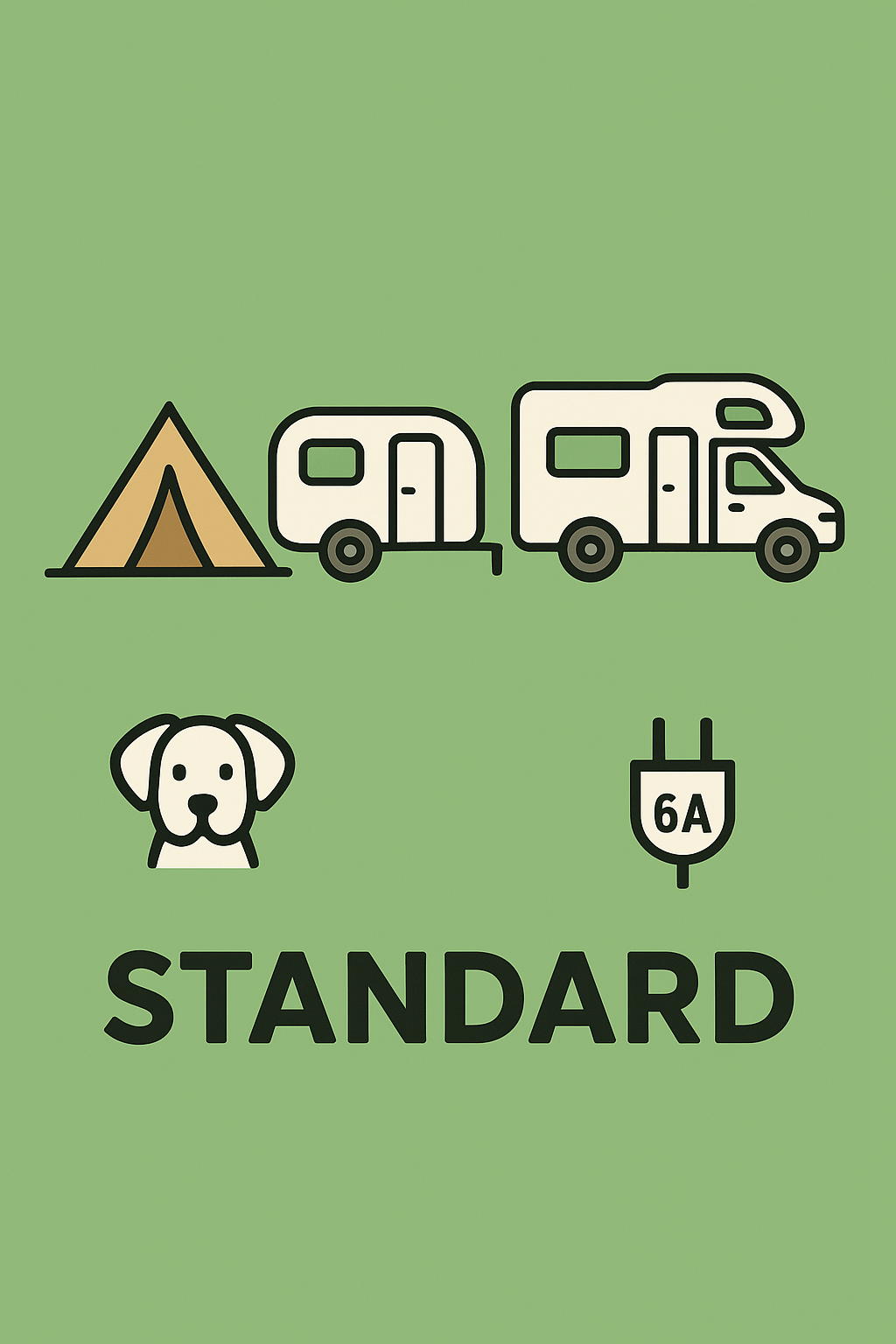 EMPLACEMENT CAMPING + ELECTRICITE (6A)